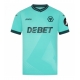 Billige Fotballdrakt Wolves Jhon Arias #10 Replika Bortedrakt 2025-26 Kortermet Billige Fotballdrakt Wolves Jhon Arias #10 Replika Bortedrakt 2025-26 Kortermet